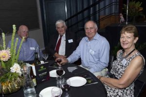 Ian Douglas of The Lime Caviar Company Cr Duncan McInnes David and Gwen Roderick of Kalbar District Community Bank Branch at the 2019 Scenic Rim Business Excellence Awards.
